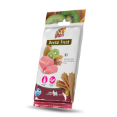 Дентални лакомства за кучета от дребни породи N&D Dog Dental Treat Adult Mini  със свинско, спелта, овес и тропически плодове 60 гр
